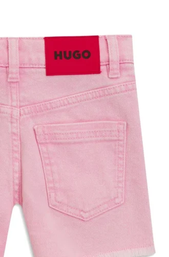 Kids’ shorts in stretch-cotton denim