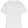 Kids’ signature-stripe polo shirt in stretch cotton