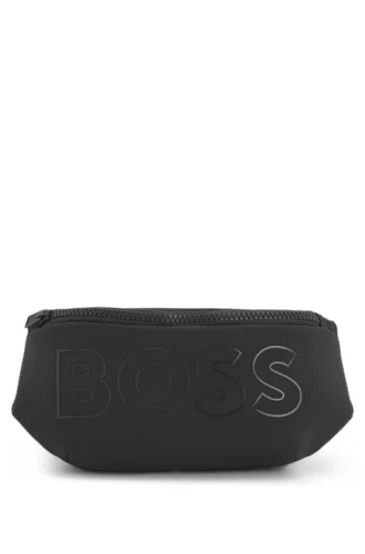 Kids’ silicone-logo belt bag in ripstop
