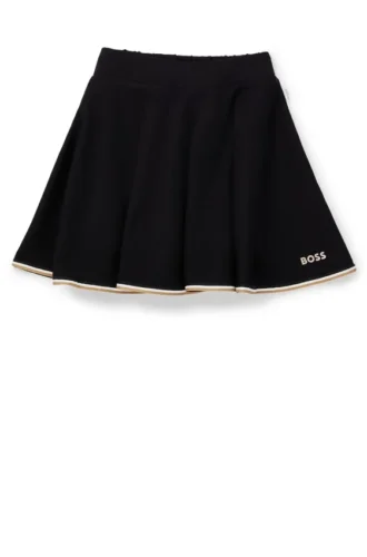 Kids’ skater skirt with logo print