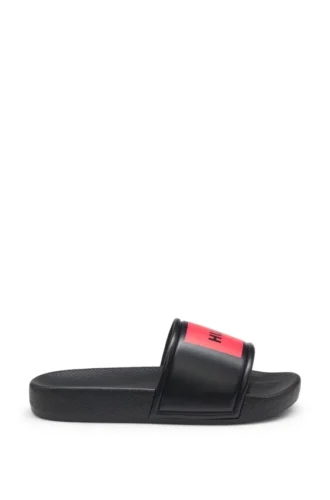 Kids’ slides with logo badge