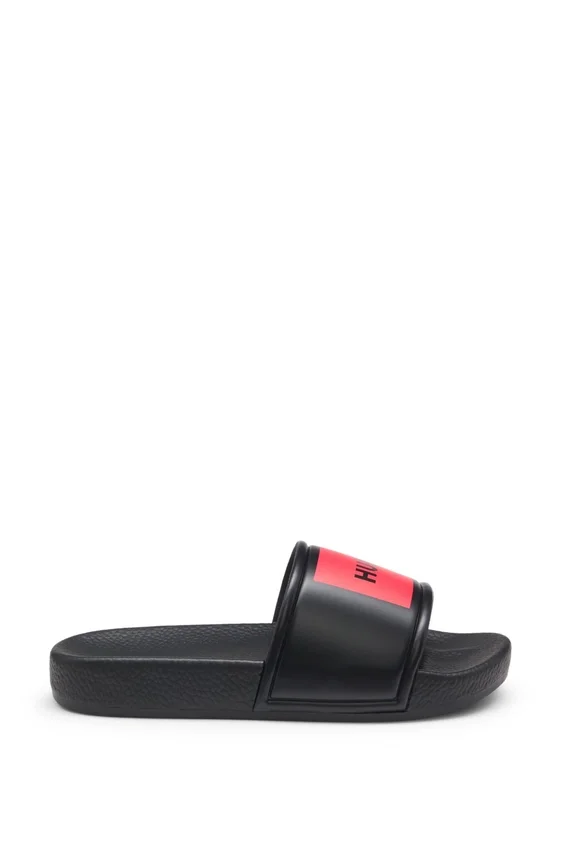 Kids’ slides with logo badge Kids’ slides with logo badge