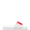 Kids’ slides with logo-badge print Kids’ slides with logo-badge print