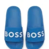 Kids’ slides with logo uppers