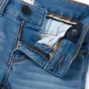 Kids’ slim-fit jeans in blue stretch denim