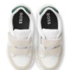 Kids’ sneakers in leather and canvas Kids’ sneakers in leather and canvas