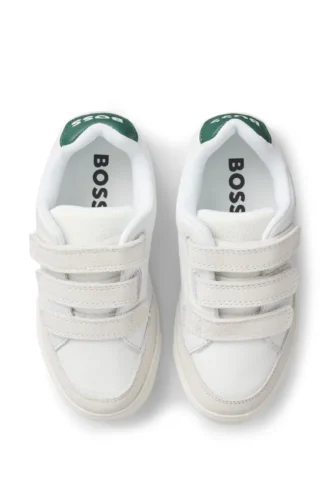 Kids’ sneakers in leather and mesh