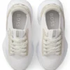 Kids’ sneakers with knit uppers and suede trim