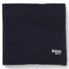 Kids’ snood with rubber-effect branding
