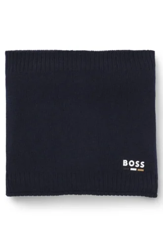 Kids’ snood with rubber-effect branding