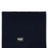 Kids’ snood with silicone logo badge