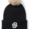 Kids’ sparkle-effect beanie hat with Double B monogram Kids’ sparkle-effect beanie hat with Double B monogram