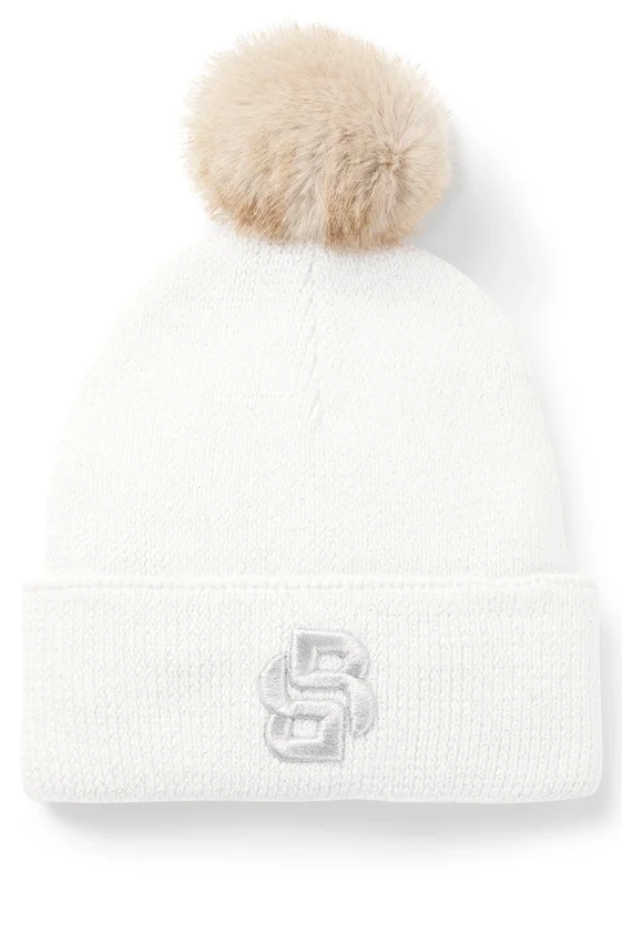 Kids’ sparkle-effect beanie hat with Double B monogram Kids’ sparkle-effect beanie hat with Double B monogram
