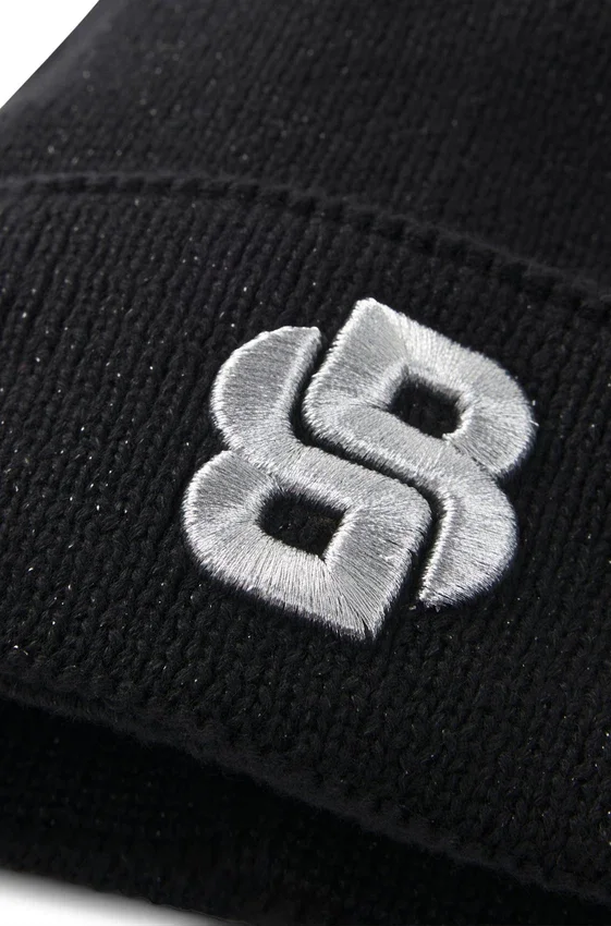 Kids’ sparkle-effect beanie hat with Double B monogram Kids’ sparkle-effect beanie hat with Double B monogram