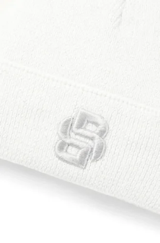Kids’ sparkle-effect beanie hat with Double B monogram