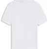 Kids’ split-logo polo shirt in stretch cotton