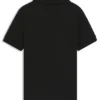 Kids’ split-logo polo shirt in stretch cotton