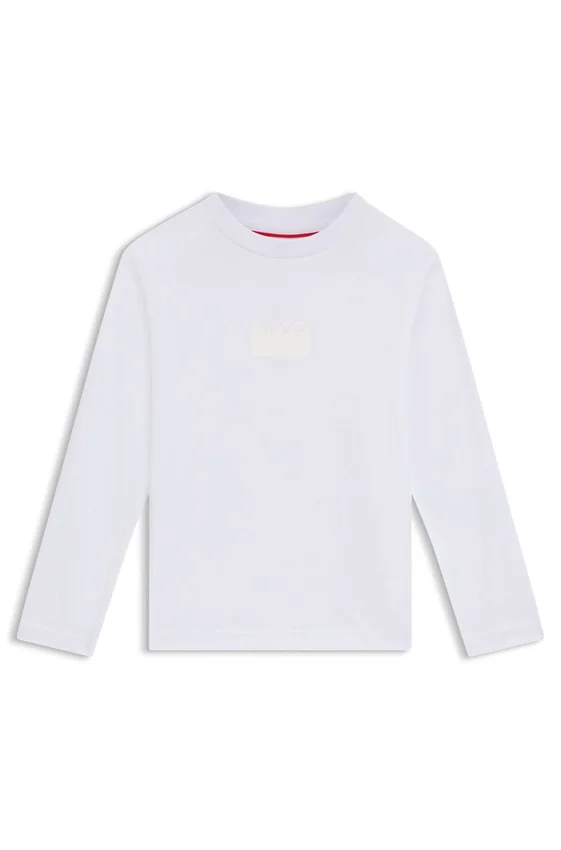Kids’ split-logo T-shirt in cotton Kids’ split-logo T-shirt in cotton