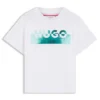 Kids’ split-logo T-shirt in cotton Kids’ split-logo T-shirt in cotton