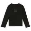 Kids’ split-logo T-shirt in cotton