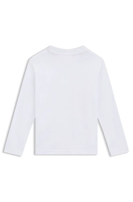 Kids’ split-logo T-shirt in cotton Kids’ split-logo T-shirt in cotton