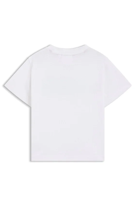 Kids’ split-logo T-shirt in cotton Kids’ split-logo T-shirt in cotton