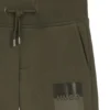 Kids’ split-logo tracksuit bottoms in a cotton blend