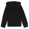 Kids’ split-logo zip-up hoodie in a cotton blend Kids’ split-logo zip-up hoodie in a cotton blend