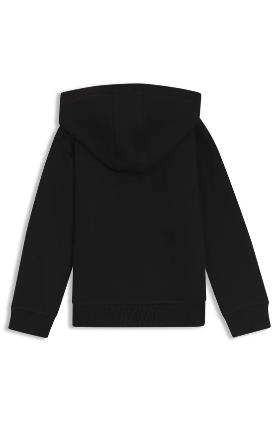 Kids’ split-logo zip-up hoodie in a cotton blend Kids’ split-logo zip-up hoodie in a cotton blend