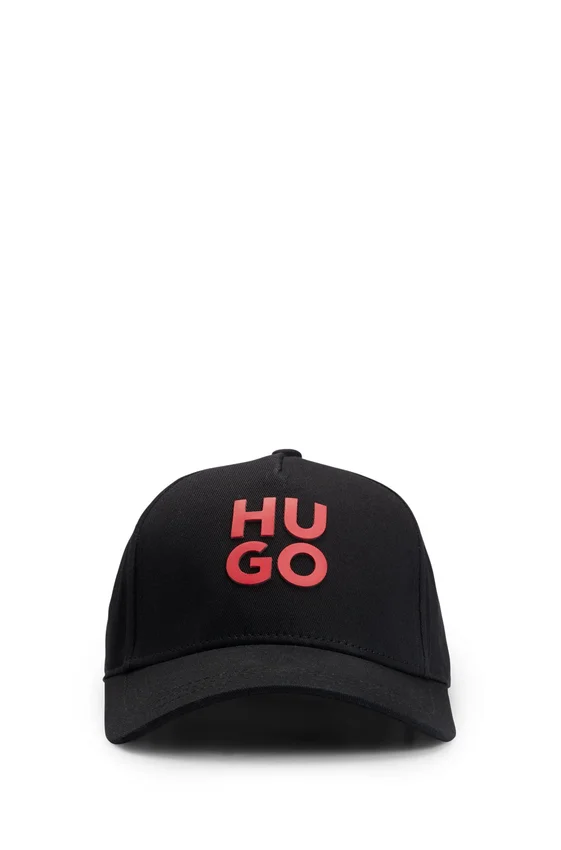 Kids’ stacked-logo cap in cotton twill Kids’ stacked-logo cap in cotton twill