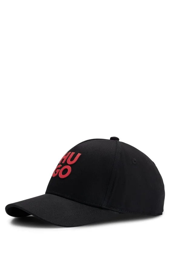 Kids’ stacked-logo cap in cotton twill Kids’ stacked-logo cap in cotton twill