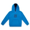 Kids’ stacked-logo hoodie in a cotton blend