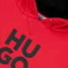 Kids’ stacked-logo hoodie in a cotton blend