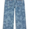 Kids’ star-print relaxed-fit jeans in cotton denim