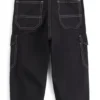 Kids’ stretch-cotton cargo trousers with red logo label Kids’ stretch-cotton cargo trousers with red logo label