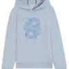 Kids’ stretch-cotton hoodie with Double B monogram