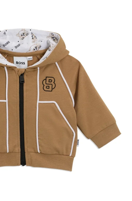 Kids’ stretch-cotton tracksuit with Double B monogram Kids’ stretch-cotton tracksuit with Double B monogram