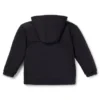 Kids’ stretch-cotton zip-up hoodie with red logo label