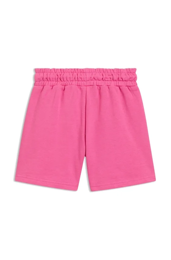 Kids’ stud-logo shorts in a cotton blend Kids’ stud-logo shorts in a cotton blend