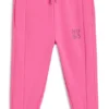 Kids’ stud-logo tracksuit bottoms in a cotton blend Kids’ stud-logo tracksuit bottoms in a cotton blend