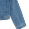 Kids’ stud-stripe jacket in blue denim Kids’ stud-stripe jacket in blue denim
