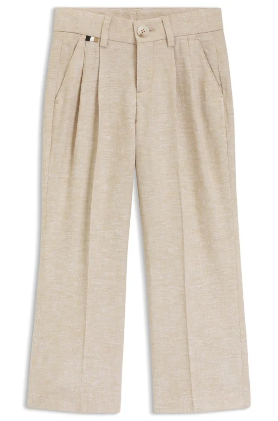 Kids’ suit pants in a linen blend Kids’ suit pants in a linen blend