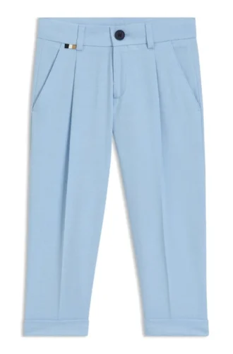 Kids’ suit trousers in stretch fabric