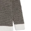 Kids’ sweater with three-tone cotton knit