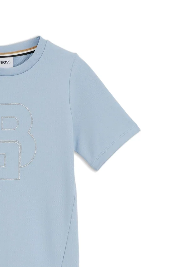 Kids’ sweatshirt dress with embroidered Double B monogram Kids’ sweatshirt dress with embroidered Double B monogram