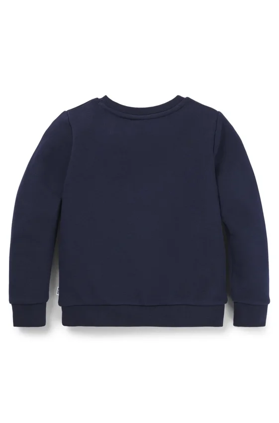 Kids’ sweatshirt in fleece with logo print Kids’ sweatshirt in fleece with logo print