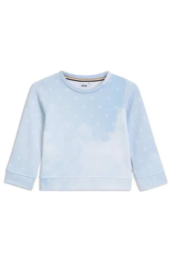 Kids’ sweatshirt with Double B monograms and clouds Kids’ sweatshirt with Double B monograms and clouds