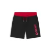 Kids’ swim shorts with contrast logo print Kids’ swim shorts with contrast logo print
