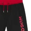 Kids’ swim shorts with contrast logo print Kids’ swim shorts with contrast logo print