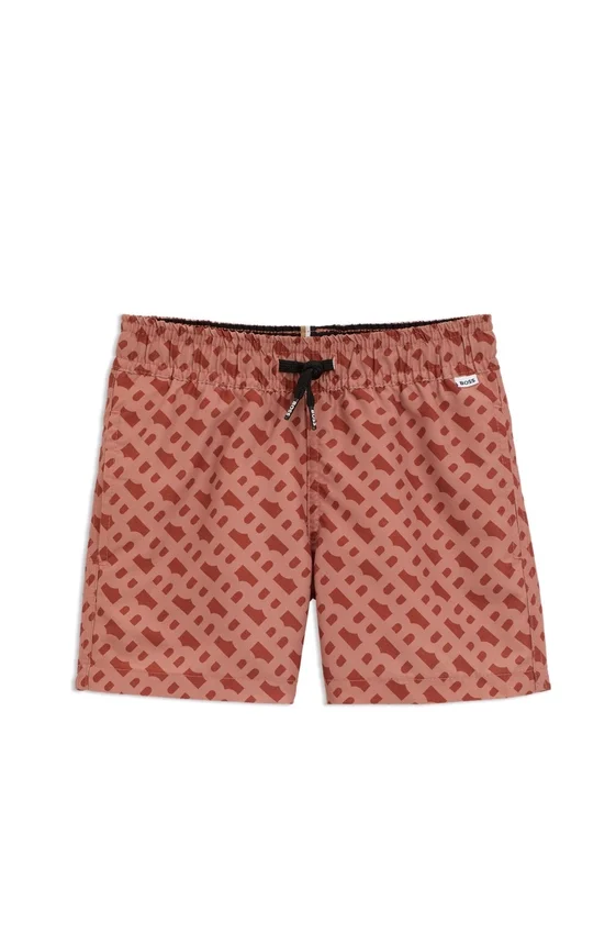Kids’ swim shorts with monogram print Kids’ swim shorts with monogram print